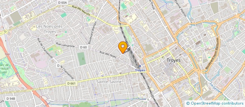 localisation de l'entreprise MADAME ALIZE HOUDE  TROYES