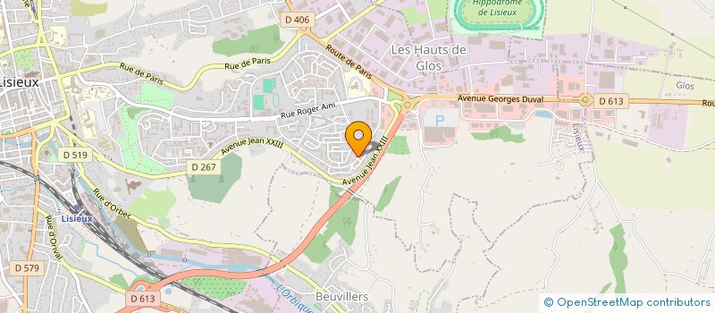 localisation de l'entreprise MADAME ALIZE QUESNEY  LISIEUX