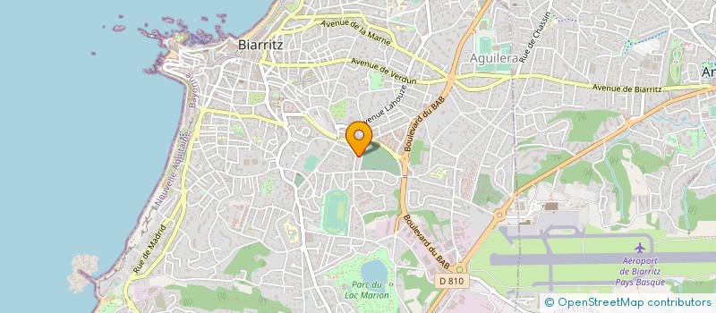 localisation de l'entreprise MADAME ALIZE ROUSSEAU à BIARRITZ