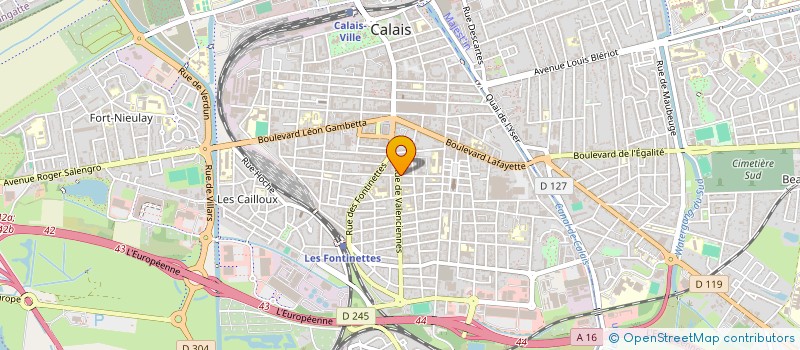 localisation de l'entreprise MADAME ALIZEA CLETY  CALAIS