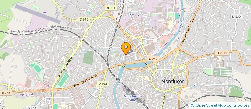 localisation de l'entreprise MADAME ALIZEA GAY à MONTLUCON