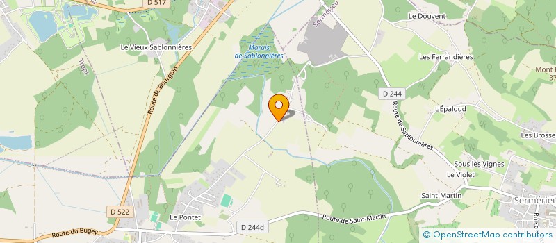 localisation de l'entreprise MADAME ALIZEE BADIOU  SALAGNON