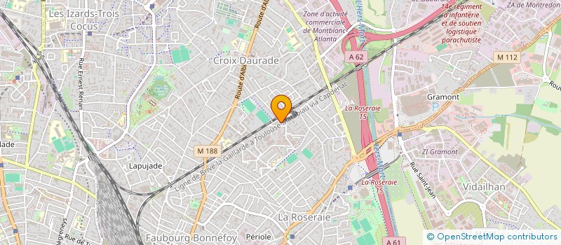 localisation de l'entreprise MADAME ALIZEE BAPTISTE  TOULOUSE