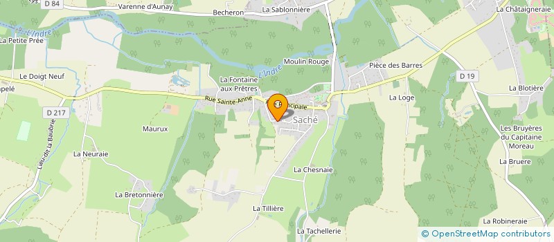 localisation de l'entreprise MADAME ALIZEE BARON  TOURS