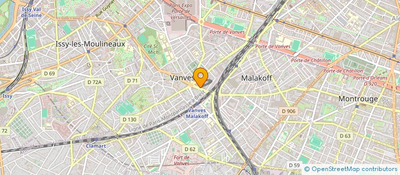 localisation de l'entreprise MADAME ALIZEE BEDU  VANVES