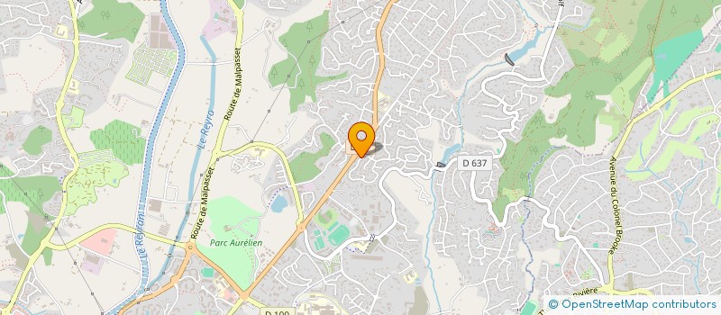 localisation de l'entreprise MADAME ALIZEE BELOUAD à FREJUS