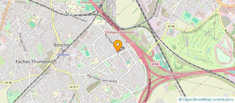 localisation de l'entreprise MADAME ALIZEE BOGUHET  RONCHIN