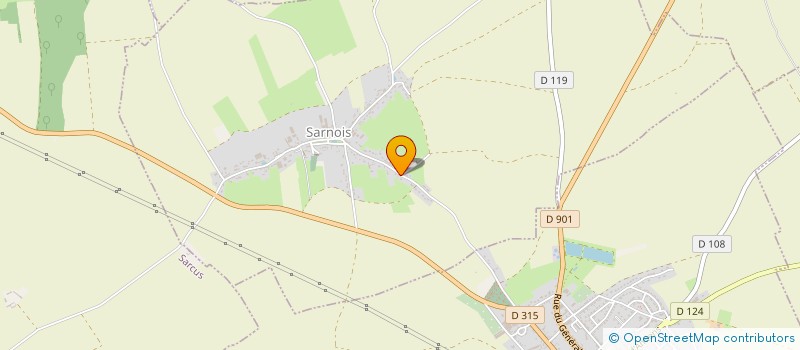 localisation de l'entreprise MADAME ALIZEE BRETON  SARNOIS