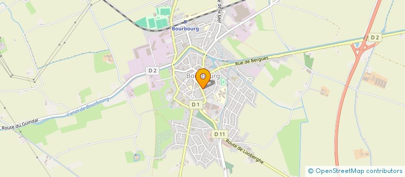 localisation de l'entreprise MADAME ALIZEE CARPENTIER à BOURBOURG