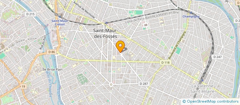 localisation de l'entreprise MADAME ALIZEE CASSIN à SAINT-MAUR-DES-FOSSES