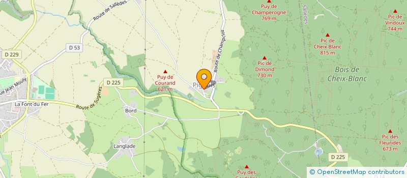 localisation de l'entreprise MADAME ALIZEE CHAVAROT  PIGNOLS