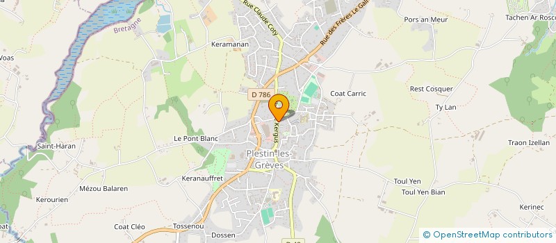 localisation de l'entreprise MADAME ALIZEE CHEREC - - BAINEY  PLESTIN-LES-GREVES