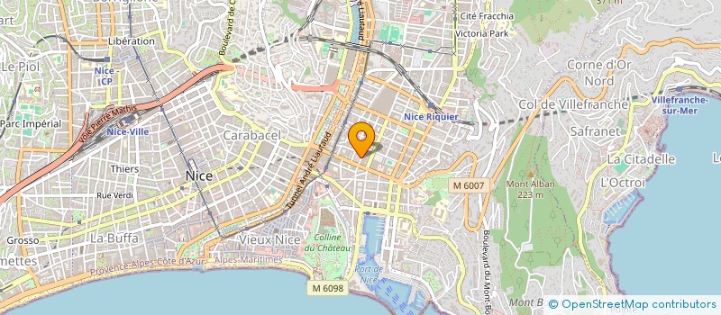 localisation de l'entreprise MADAME ALIZEE CLAVAUD  NICE