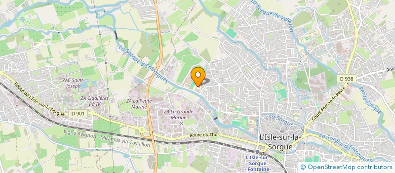 localisation de l'entreprise MADAME ALIZEE COLLAS  L'ISLE-SUR-LA-SORGUE