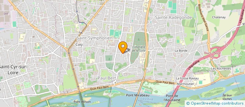 localisation de l'entreprise MADAME ALIZEE CORDEAU  TOURS