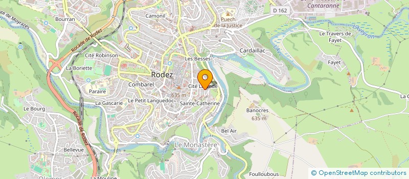 localisation de l'entreprise MADAME ALIZEE CROHIN  RODEZ