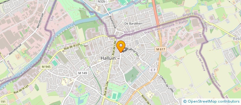 localisation de l'entreprise MADAME ALIZEE DELATTRE  HALLUIN