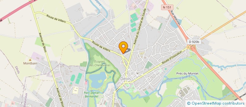 localisation de l'entreprise MADAME ALIZEE DEQUENNE  DEOLS