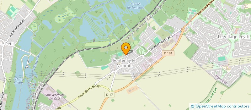 localisation de l'entreprise MADAME ALIZEE DUCASSE à FONTENAY-LE-VICOMTE