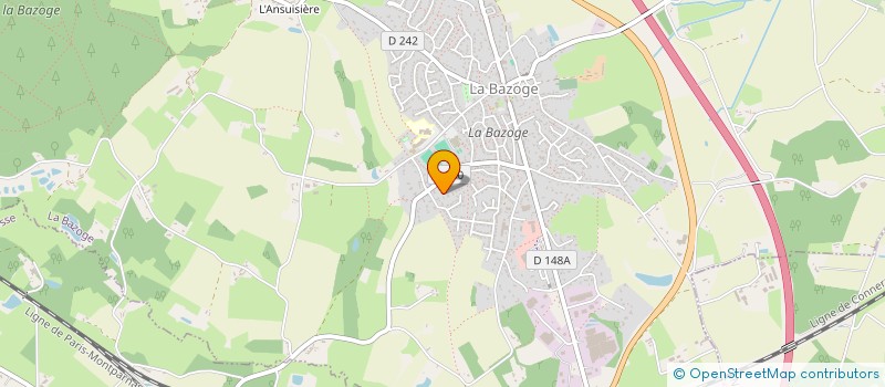 localisation de l'entreprise MADAME ALIZEE DURAND  LA BAZOGE