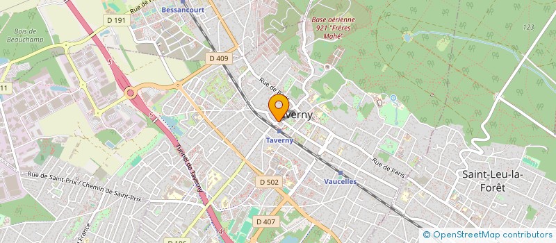 localisation de l'entreprise MADAME ALIZEE DURANT à TAVERNY