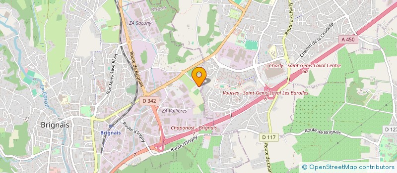 localisation de l'entreprise MADAME ALIZEE ECABERT à BRIGNAIS