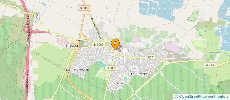 localisation de l'entreprise MADAME ALIZEE FANTIN  SIGEAN