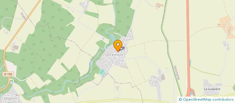 localisation de l'entreprise MADAME ALIZEE FARGEOT  ORCEMONT