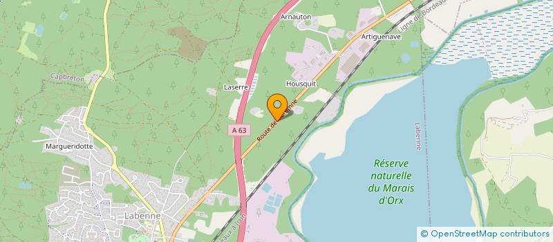 localisation de l'entreprise MADAME ALIZEE FERENCZI à LABENNE