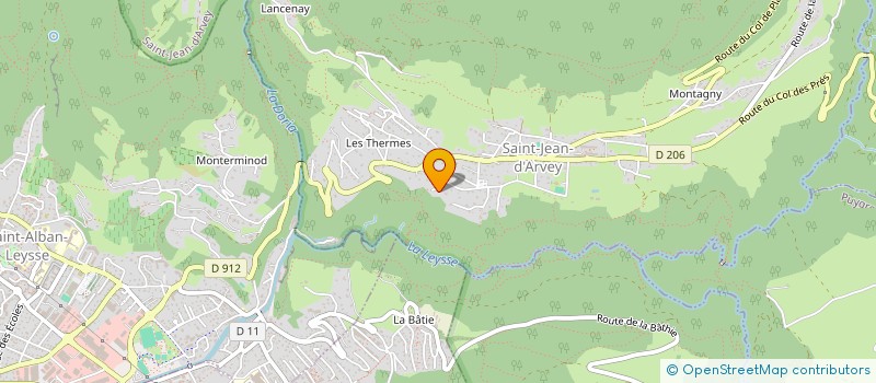 localisation de l'entreprise MADAME ALIZEE FONT  SAINT-JEAN-D'ARVEY