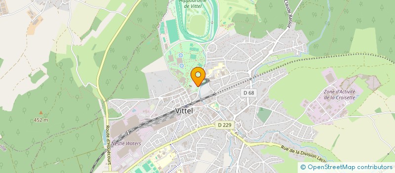 localisation de l'entreprise MADAME ALIZEE FOURY  VITTEL