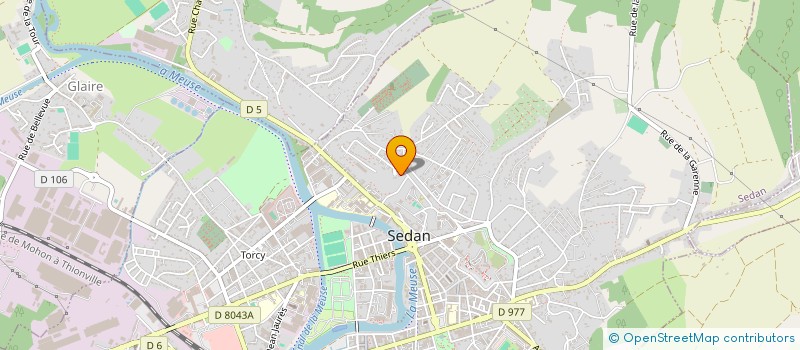 localisation de l'entreprise MADAME ALIZEE FRANC à SEDAN