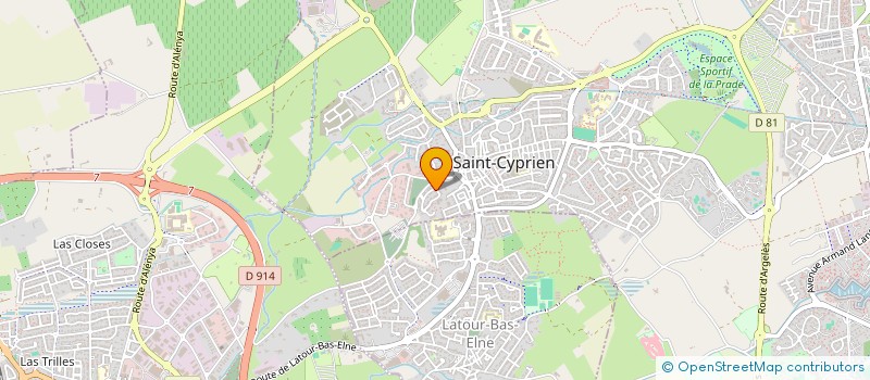 localisation de l'entreprise MADAME ALIZEE GACHON  CANET-EN-ROUSSILLON