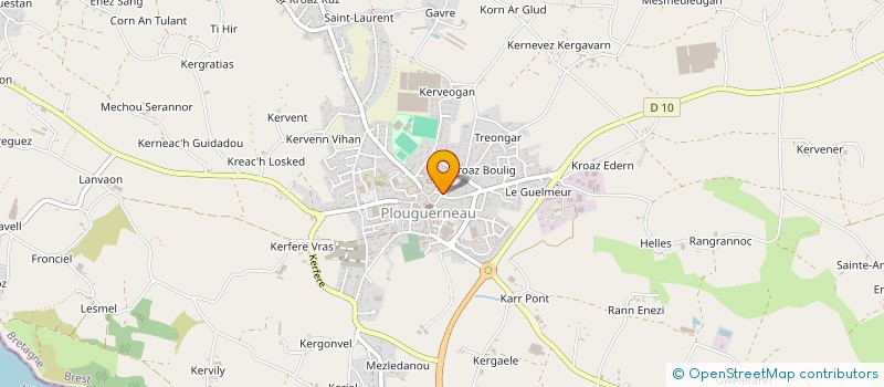 localisation de l'entreprise MADAME ALIZEE GALERON  PLOUGUERNEAU