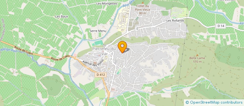 localisation de l'entreprise MADAME ALIZEE GARNIER  PIERREFEU-DU-VAR