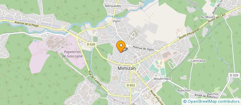 localisation de l'entreprise MADAME ALIZEE GORON à MIMIZAN