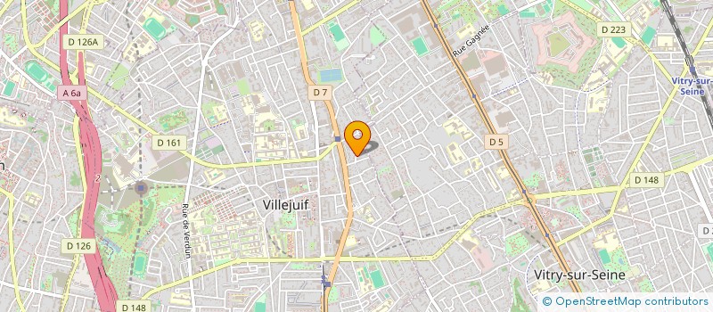 localisation de l'entreprise MADAME ALIZEE GOURDIN à VILLEJUIF
