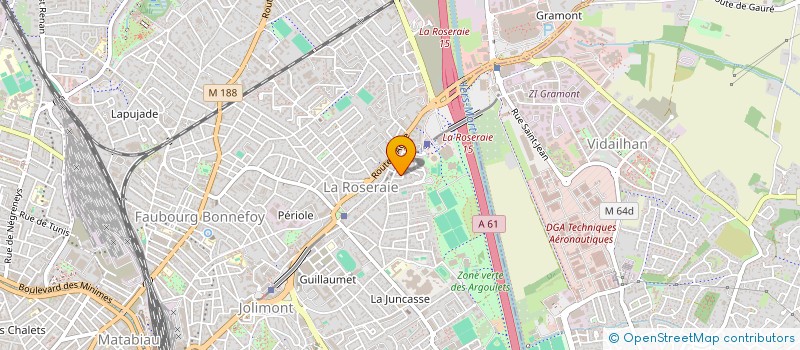 localisation de l'entreprise MADAME ALIZEE GRANIER à TOULOUSE