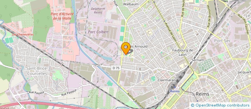 localisation de l'entreprise MADAME ALIZEE HENRY  REIMS