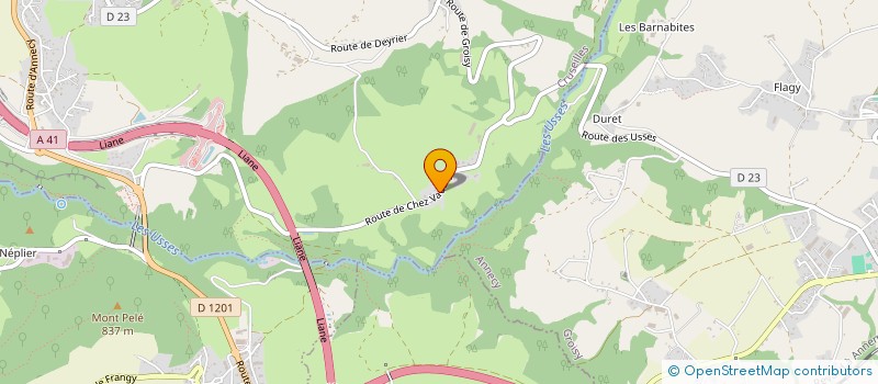 localisation de l'entreprise MADAME ALIZEE LANCON  CRUSEILLES