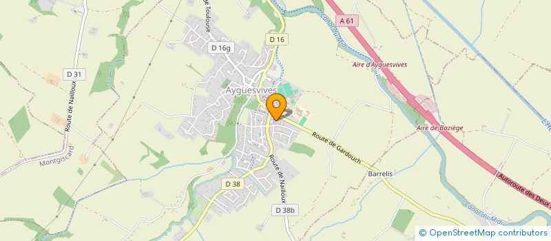 localisation de l'entreprise MADAME ALIZEE LANGEVIN  AYGUESVIVES