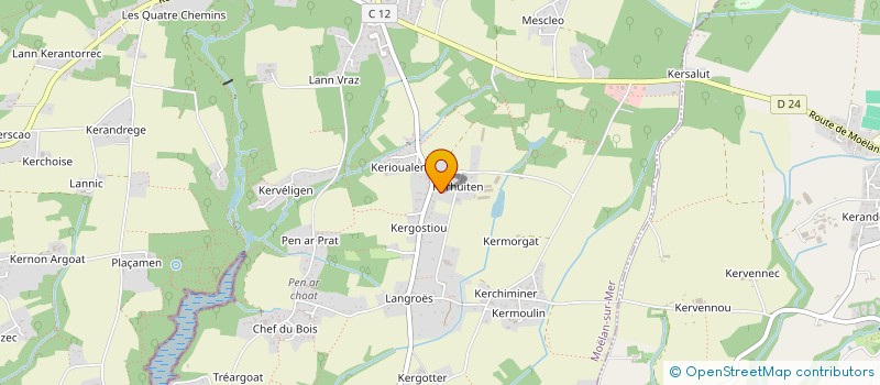 localisation de l'entreprise MADAME ALIZEE LE GRUSSE  MOELAN-SUR-MER