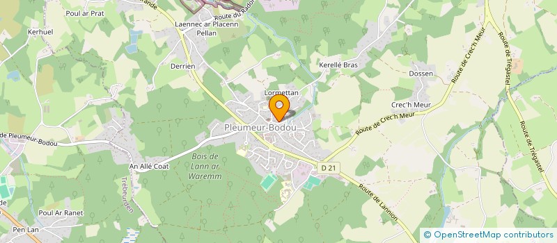 localisation de l'entreprise MADAME ALIZEE LE VOT  PLEUMEUR-BODOU