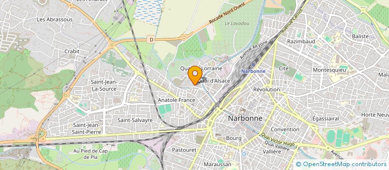 localisation de l'entreprise MADAME ALIZEE LECLERCQ à NARBONNE