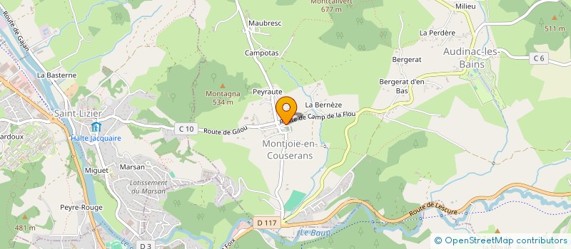 localisation de l'entreprise MADAME ALIZEE LENAFF à MONTJOIE-EN-COUSERANS