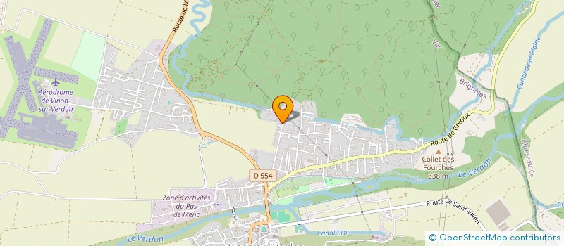 localisation de l'entreprise MADAME ALIZEE LETOUX  VINON-SUR-VERDON