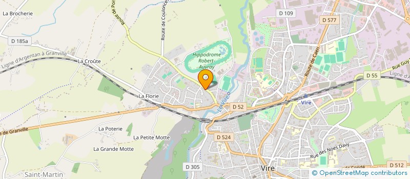 localisation de l'entreprise MADAME ALIZEE LIZIARD  VIRE NORMANDIE