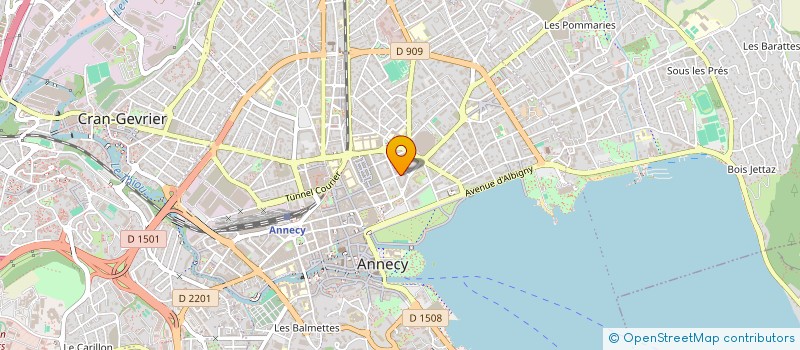 localisation de l'entreprise MADAME ALIZEE LONGERE à ANNECY