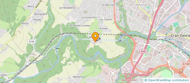 localisation de l'entreprise MADAME ALIZEE LOYER  POISY