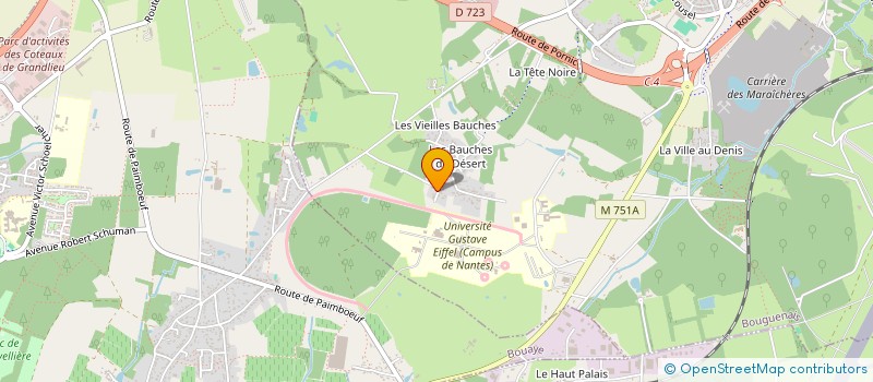 localisation de l'entreprise MADAME ALIZEE MARIE à BOUGUENAIS